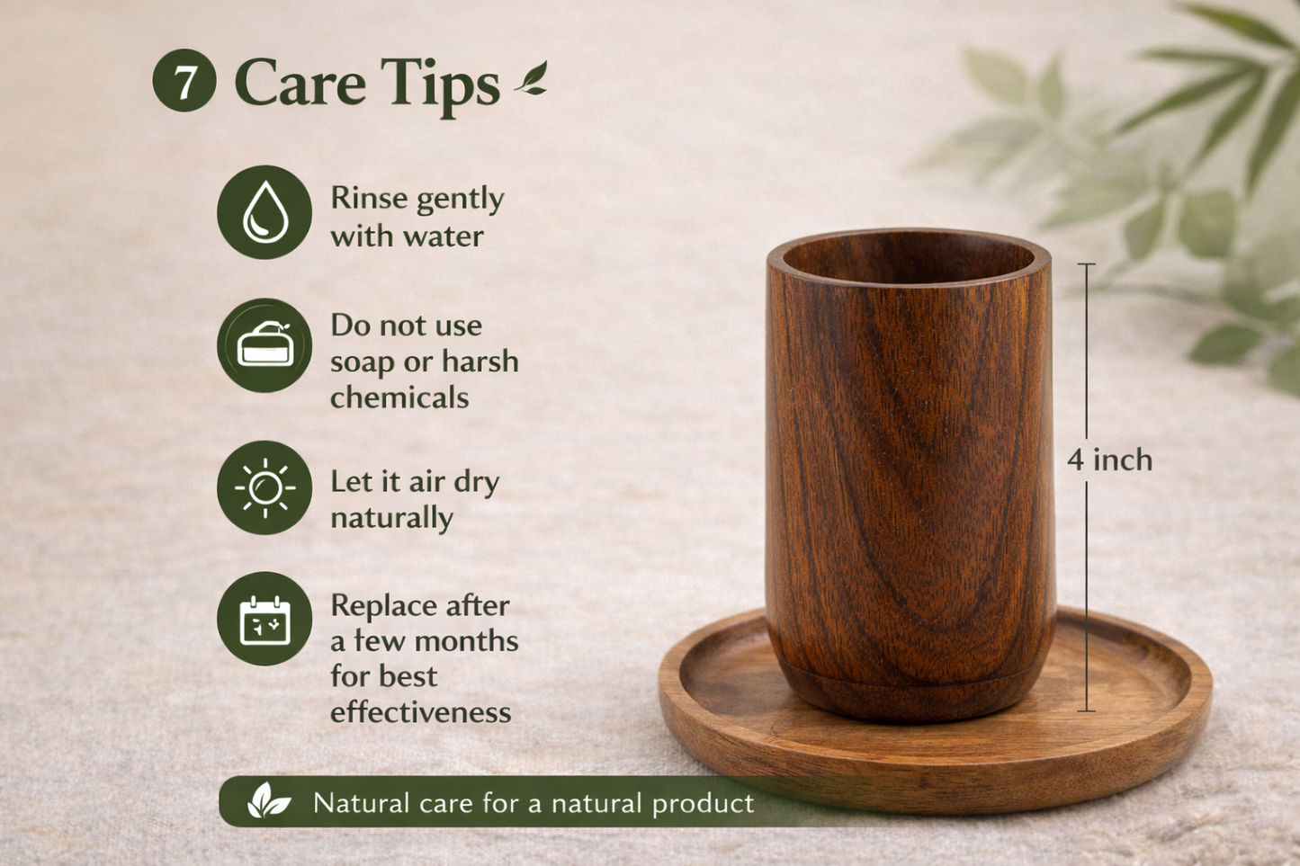 Pure Vijaysar Wood Tumbler | Ayurvedic Herbal Drink Cup for Natural Detox