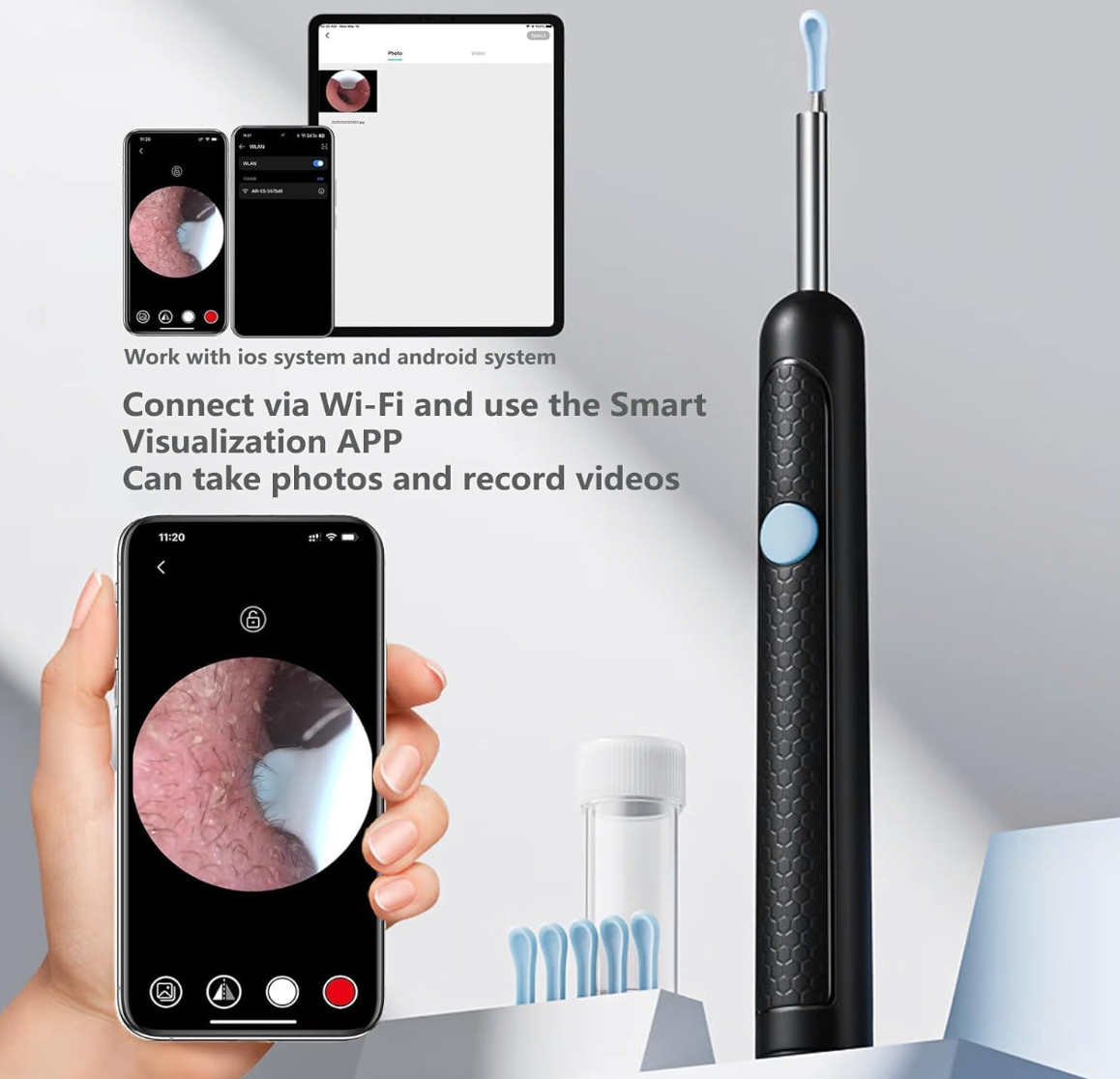 HD Ear Wax Removal Kit with Camera